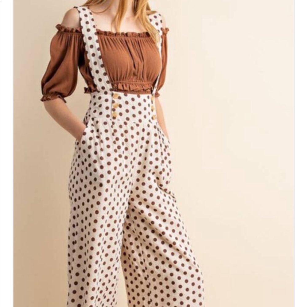 Polka dot jumpsuit